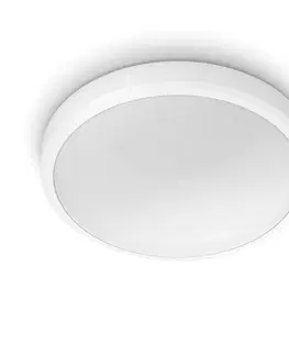 LED stropní svítidla LED Koupelnové stropní přisazené svítidlo Philips DORIS CL257 8718699758882 17W 1500lm 2700K IP44 31,3cm bílé