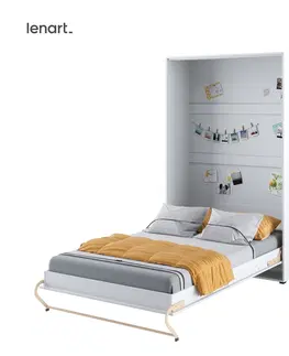 Postele Dig-net nábytek Sklápěcí postel Lenart Concept PRO CP-02 | 120x200 Barva: Šedá
