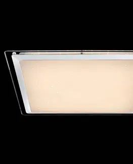 Stropní svítidla Globo LED stropní světlo Rena, dálkové ovládání, čtverec