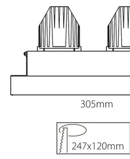 Bodovky do podhledu na 230V Light Impressions Deko-Light kardanové osazení bez rámu pro Modular Sytem COB 930097