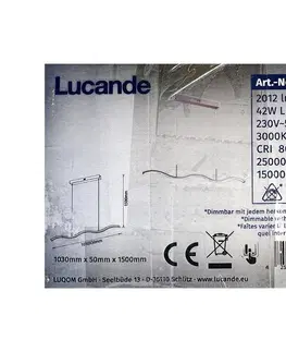 Svítidla Lucande Lucande - LED Stmívatelný lustr na lanku BRAMA LED/42W/230V 