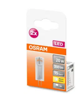 LED žárovky OSRAM OSRAM LED s paticí G4 1,8 W 2 700 K čirá 2 balení