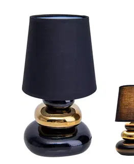 Stolní lampy Näve Stolní lampa Stoney, keramika a textil