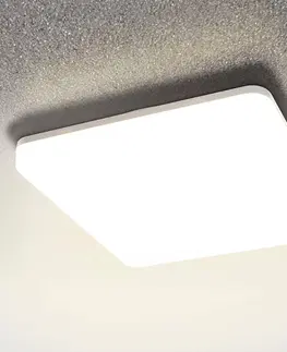 Venkovní stropní osvětlení Heitronic Senzorové stropní svítidlo LED Pronto, hranaté, 33x33cm
