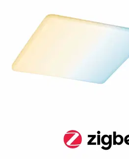Chytré osvětlení PAULMANN Smart Home Zigbee LED vestavné svítidlo Veluna VariFit měnitelná bílá 215mm x 215mm IP44 17W 953.85