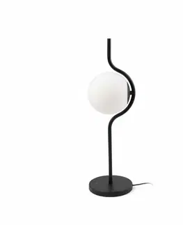Designové stolní lampy FARO LE VITA černá stolní lampa stmívatelná