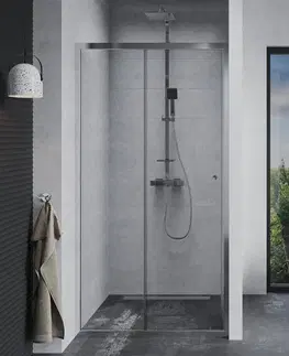 Sprchové kouty MEXEN APIA posuvné dveře 115x190 cm 5mm chrom transparent 845-115-000-01-00