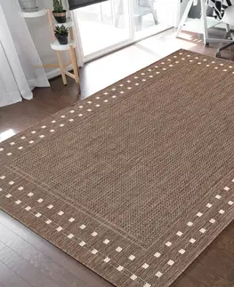 Skandinávské koberce Eleganní oboustranný koberec s efektním okrajem Šířka: 200 cm | Délka: 290 cm