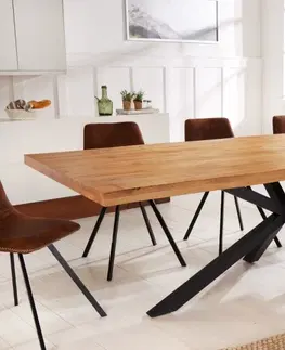 Jídelní stoly LuxD Designový jídelní stůl Fabrico 200 cm dub