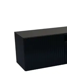 TV stolky ArtMode TV stolek MOLLY závěsný | černá