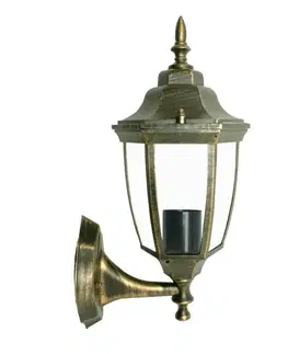 Rustikální venkovní nástěnná svítidla ACA Lighting Garden lantern venkovní nástěnné svítidlo HI6171GB