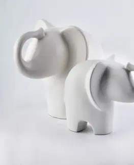 Mondex Keramický slon MIA WHITE IV bílý