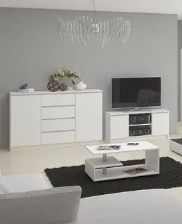 TV stolky Ak furniture TV stolek Tonon 140 cm bílý