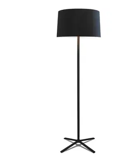 Stojací lampy LEDS-C4 Grok Hall stojací lampa s látkovým stínidlem černá