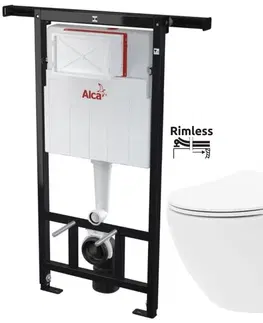 WC sedátka Rea Alcadrain Jádromodul AM102/1120 X CF1