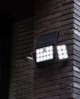 Inteligentní venkovní nástěnná svítidla LUTEC connect LED solární venkovní nástěnné světlo Tuda, 32,1 cm