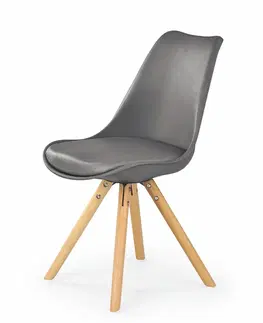 Židle Jídelní židle K201 Halmar Šedá