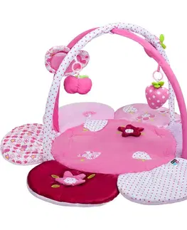 Kolotoče, hrazdičky a hrací deky PlayTo Hrací deka kytička Růžová 