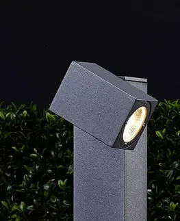 Osvětlení příjezdové cesty Lucande Lorik - LED světlo na cestu s ohebnou hlavou