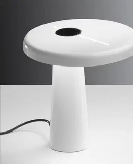 Stolní lampy kancelářské Martinelli Luce Martinelli Luce Hoop - LED stolní lampa v bílé