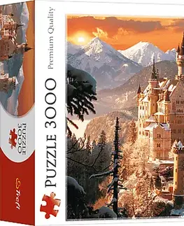 Hračky puzzle TREFL - Puzzle 3000 - Zimní zámek Neuschwanstein, Německo / Kirch