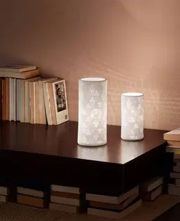 Světla na parapety Fabas Luce Stolní lampa Micol z keramiky, výška 28,5 cm