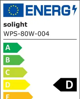 Veřejné osvětlení Solight street light SMD, 80W, 12000lm, Meanwell, 4000K, 120°, IP65, 85-265V, šedá WPS-80W-004