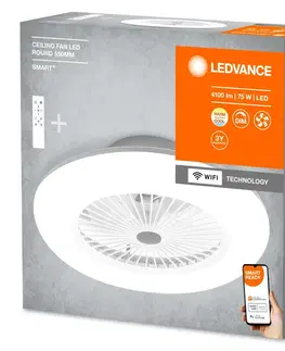 Ventilátory OSRAM LEDVANCE SMART+ Wifi Ceiling Fan LED Round 550mm + RC 4058075572553