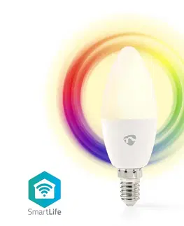 LED osvětlení   WIFILRC10E14 - LED RGB Stmívatelná žárovka E14/4,9W/230V Wi-Fi 2700-6500K 