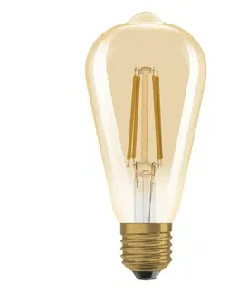 LED žárovky OSRAM LEDVANCE Vintage 1906 Edison 60 Filament DIM 7.2W 824 Gold E27 4099854137822