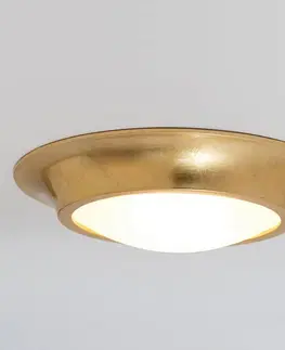 Stropní svítidla Holländer Zlaté keramické stropní světlo Spettacolo