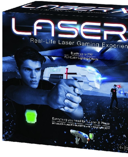 Hračky - zbraně TM TOYS - Laser X pistole na infračervené paprsky – sada pro jednoho