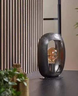 Světla na parapety ZIJLSTRA Stolní lampa Kazumi, černá-nikl/zlatá, 30 cm