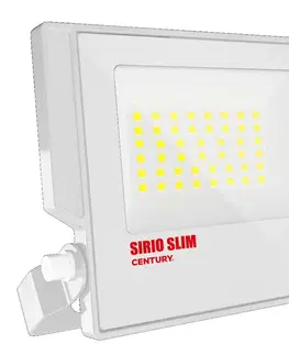 LED reflektory CENTURY LED reflektor SIRIO SLIM BÍLÝ 30W 4000K 110d 147x160x28mm IP66 IK08