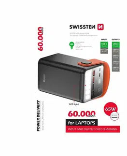Elektronika SWISSTEN Powerbanka pro notebook 60 000 mAh POWER LINE
