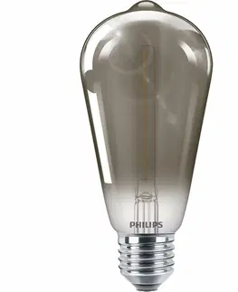 LED žárovky Philips LED Classic 11W ST64 E27 smoky ND RF