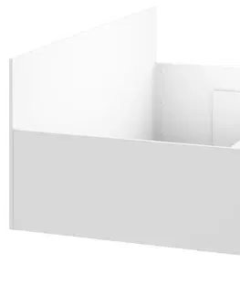 Postele Ak furniture Postel CLP 120x200 cm dvoulůžko s roštem bílé