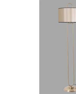 Svítidla Sofahouse 28857 Designová stojanová lampa Kahlilia 170 cm krémová