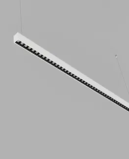 Závěsná světla LI-EX LI-EX Office LED závěsné světlo remote 130cm bílá