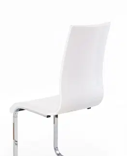 Židle Jídelní židle K104 Halmar Bílá / dub sonoma