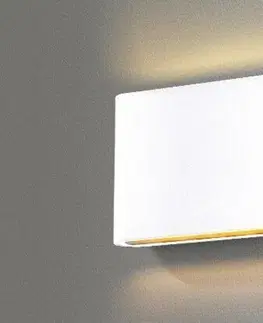 LED venkovní nástěnná svítidla LED Venkovní nástěnné svítidlo AZzardo Cremona M white AZ2181 10W 476lm 3000K IP54 17,5cm bílé