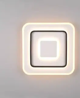 Stropní svítidla Reality Leuchten LED stropní svítidlo Jora hranaté, 39,5 x 39,5 cm