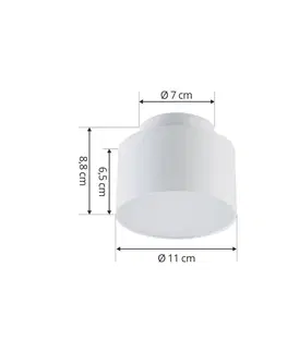 Bodová světla Lindby Lindby Nivoria LED reflektor, Ø 11 cm, pískově bílý