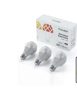 Svítidla Nanoleaf Nanoleaf - SADA 3x LED RGB Stmívatelná žárovka ESAL A60 E27/9W/230V 