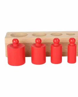 Dřevěné hračky Small Foot Dřevěná vkládací závažíčka barevná