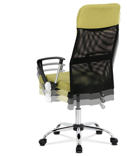 Kancelářské židle Kancelářská židle BLAUR, černá/zelená