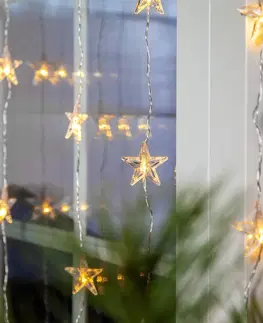 Vánoční světelné závěsy STAR TRADING LED světelný závěs Star Curtain, 30 zdrojů