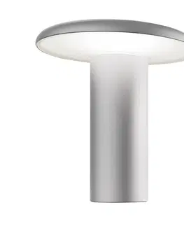 Stolní lampy Artemide Stolní lampa Artemide Takku LED s dobíjecí baterií, šedá
