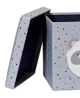 Boxy na hračky LOVE IT STORE IT - Box na hračky / židle, Happy Kids - Panda