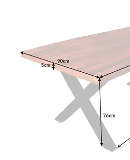 Jídelní stoly Jídelní stůl EURYTOS Dekorhome 200x90x75 cm